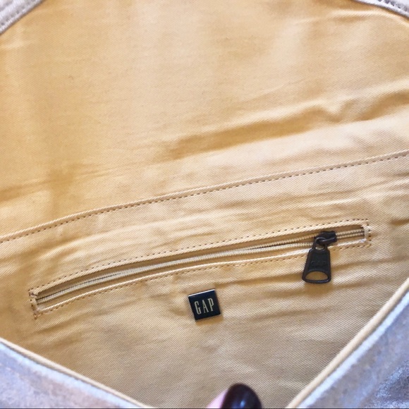 Silver Gap Envelope clutch distressed leather - Picture 3 of 7